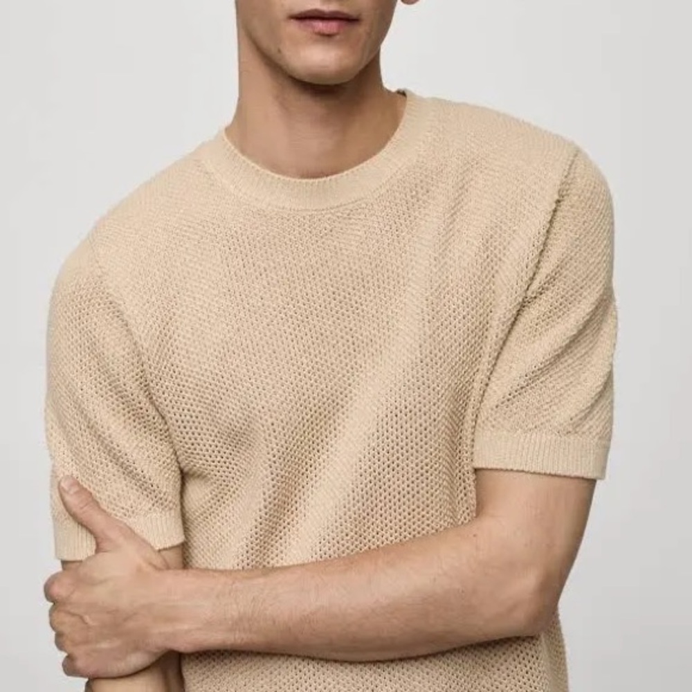 Top man knitted tee